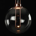 Ver imagem 4 de Pendente Led de Vidro Ghianda 46,5cmx30cm Bella Iluminação 1x3W