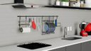Ver imagem 1 de Cozinha Suspensa Elegance 135x48x21,8 Preto Dicarlo