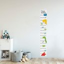 Ver imagem 1 de Régua Adesivo de Crescimento Dinossauros Coloridos Quarto Infantil