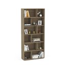 Ver imagem 5 de Kit 3 Estantes para Livros Xangai 204,2x180cm Castanho