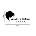 Ver imagem 2 de Adesivo Decorativo Parede Vidro Salão De Beleza Cabeleireira