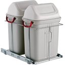 Ver imagem 1 de Lixeira Dupla Deslizante M6051 19 Litros 350 x 500 x 480mm Masutti Copat