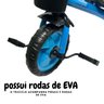 Triciclo Infantil com Pedal Bicicleta Motoca 3 Rodas Passeio com Cestos Azul Importway Bw308az - 4
