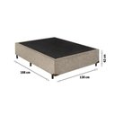 Ver imagem 3 de Base de Cama Box Casal 138x188 Bege Suede