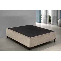 Base de Cama Box Casal 138x188 Bege Suede - 1