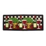 Jogo de Tapetes para Cozinha 0,50 x 1,30 Mt Vinho - 3