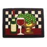 Jogo de Tapetes para Cozinha 0,50 x 1,30 Mt Vinho - 2