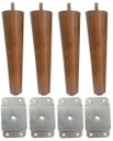 Ver imagem 1 de KIt 4 Pé Palito 15cm Amendoa Marrom Claro + Chapinha Reta