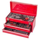 Ver imagem 4 de Baú Gabinete de Ferramentas em Metal C/ 2 Gavetas + 90 Pçs