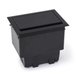 Caixa de Mesa para Tomadas ABS 04 Blocos Open Box Preta Dutotec - 1