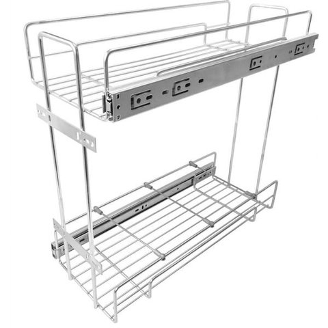 Porta Latas R1 200 8667 Fixação Lateral 200x425x450mm Cromado Jomer