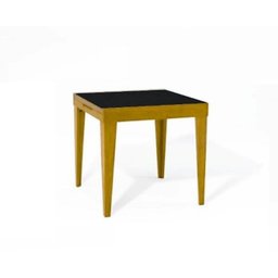 Mesa De Jantar Extensível 0.80 a 1.20 Com Vidro Pés Madeira Tock:MEL/PRETO - 3