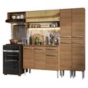 Ver imagem 3 de Armário de Cozinha Completa 229cm Rustic Emilly Madesa 07