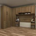 Ver imagem 1 de Guarda Roupa Casal Modulado Cp01 Delphi Avelã L01 - Mpozenato