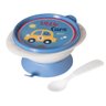 Kit Bebe Infantil Tigela com colher Copo Transição Carrinhos - 3