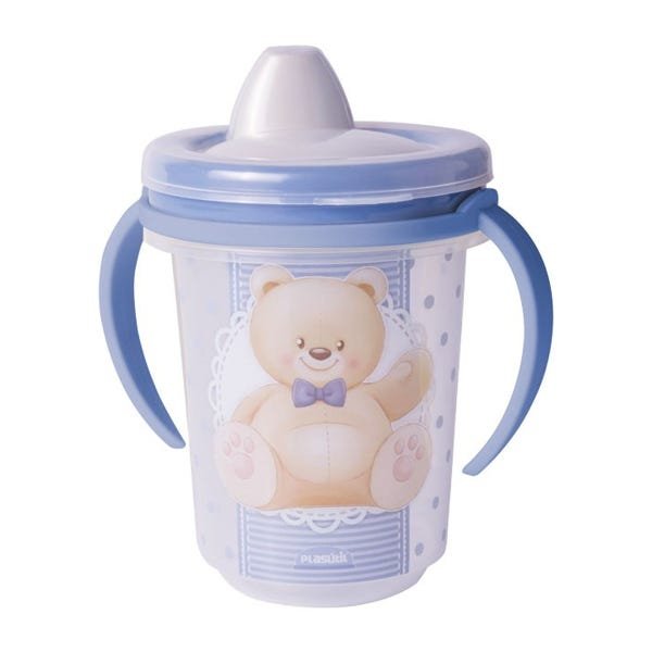 Kit Alimentação Bebê Prato Térmico Pote Papinha Copo Urso - 4