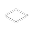 Ver imagem 3 de Plafon de Sobrepor LED Ivi 56cmx56cm Bella Italia 127V