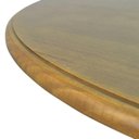 Ver imagem 3 de Mesa de Jantar Redonda Base de Ferro Telaio Castanho