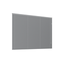 Ver imagem 2 de Persiana Horizontal 25mm Alumínio Crisdan sem Furos Aparente Largura 1,30 X 1,15 Altura Cinza