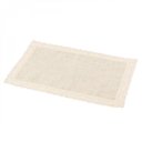 Ver imagem 1 de Conjunto 4 Peças Lugar Americano Borda de Crochê de Algodão e Linho Lyor