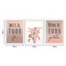 QUADRO 40X30CM 3PÇS ANTES DE TUDO - ROSA MOLD VIDR - 4