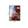 QUADRO 70X50CM CAFÉ DISCO VINIL MOLD PRETA - 3