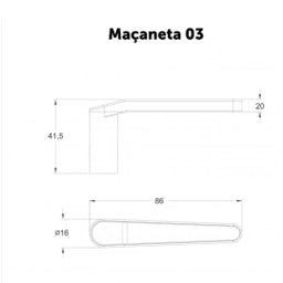 Fechadura Interna Oxidada 813/03 - Stam - 3