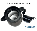 Ver imagem 5 de Bule Inox Elegance Garrafa Térmica para Chá Café Água 500ml Fendi