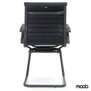 Ver mais imagens de Cadeira de Escritório Moob Berlim Executiva Base Fixa Esteirinha Estrutura em Aço Carbono Dark