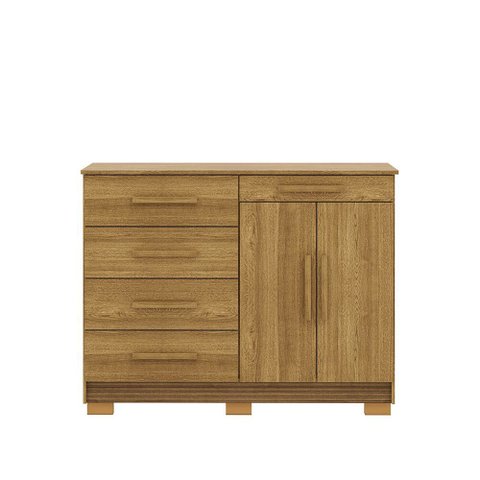 Cômoda Quarto 5 Gavetas 122cm e Sapateira 2 Portas Bella V01 - D'rossi