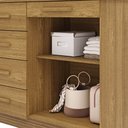 Ver imagem 6 de Cômoda Quarto 5 Gavetas 122cm e Sapateira 2 Portas Bella V01 - D'rossi