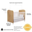 Ver imagem 4 de Quarto de Bebê com Berço Americano e Cômoda 1 Porta 4 Gavetas 100% Mdf Mimo Espresso Móveis