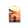 QUADRO 40X60CM 2PÇS EQUILIBRIO ZEN LONA FOSCA - 3