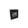 QUADRO 30X30 3PÇS CAFÉ COFFEE MOLD VIDRO - 6