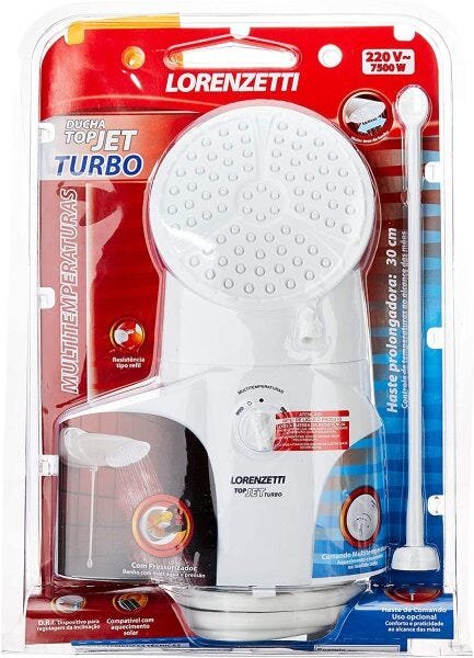 CHUVEIRO TOP JET TURBO 7500W LORENZETTI - 2