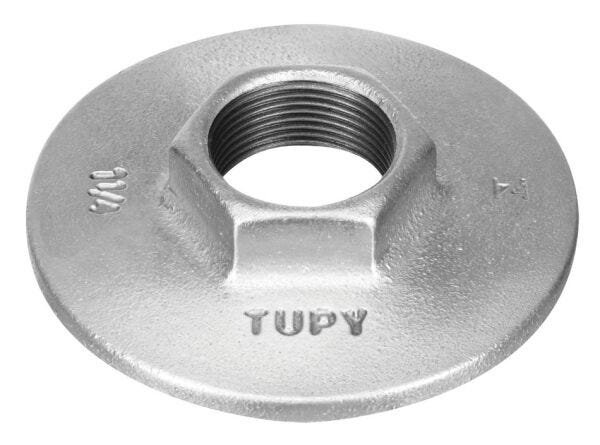 Flange C/Sextavado Galvanizado 2.1/2 Tupy - 1