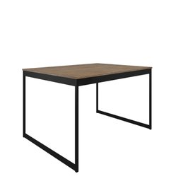 Mesa de Jantar Retangular 4 Lugares Madeira Moderna Industrial 120x90cm - 2