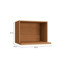 Ver imagem 3 de Nicho Aéreo para Microondas Kappesberg Pixel Canela 60cm