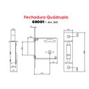 Ver imagem 3 de Fechadura Auxiliar Tetra Polyforte CR - 69001