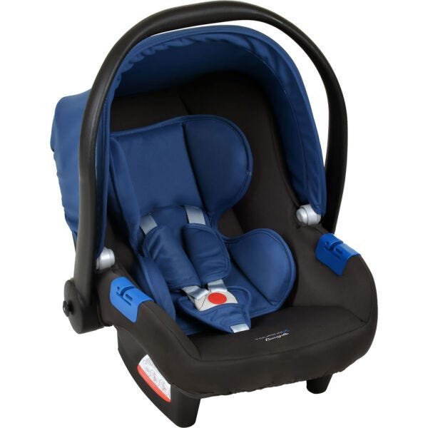 Bebê Conforto Burigotto Touring X - Cinza/Azul - Grupo 0+: Até 13 Kg