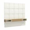 Painel TV 75" Home Theather Quadriculado 3d 2,25m 100% Mdf Tb126 Pradel Móveis Dalla Costa - 4