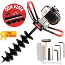 Ver imagem 1 de Perfurador De Solo á Gasolina Kawashima ED52 52cc 2T Broca 80x20cm de Duplo Espiral e Vídia