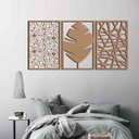 Ver imagem 3 de Quadro Decorativo Abstrato 3mm Vazado - Mdf:Mdf