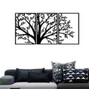 Ver imagem 1 de Quadro Decorativo Árvore 3mm Vazado - Mdf:Preto