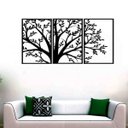 Ver imagem 2 de Quadro Decorativo Árvore 3mm Vazado - Mdf:Preto