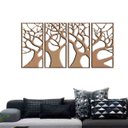 Ver imagem 2 de Quadro Decorativo Árvore Galhos 3mm Vazado - Mdf:Mdf