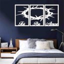 Ver imagem 2 de Quadro Decorativo Foi Por Amor 6mm Vazado - Mdf:Branco