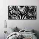 Ver imagem 2 de Quadro Decorativo Folhas 3mm Vazado - Mdf:Preto