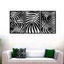 Ver imagem 3 de Quadro Decorativo Folhas 3mm Vazado - Mdf:Preto