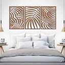 Ver imagem 3 de Quadro Decorativo Folhas 6mm Vazado - Mdf:Mdf